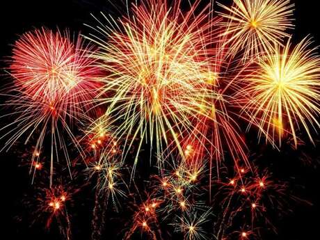 Feu d'artifice dans le cadre de la Fête des Corps Saints