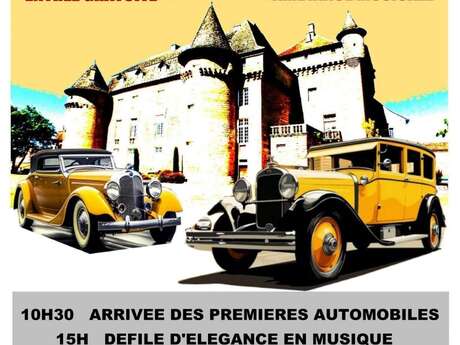 Défilé d'élégance automobile à Lacapelle-Marival
