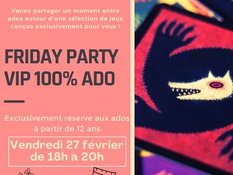 Friday Party ! bibliothèque de Capdenac-le-Haut