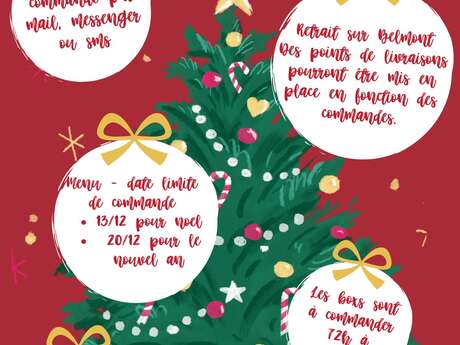 Menu de Noël et de Réveillon par Food Is Life