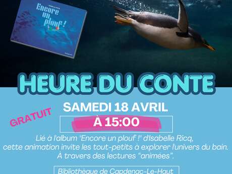 L'heure du conte à la bibliothèque de Capdenac-le-Haut