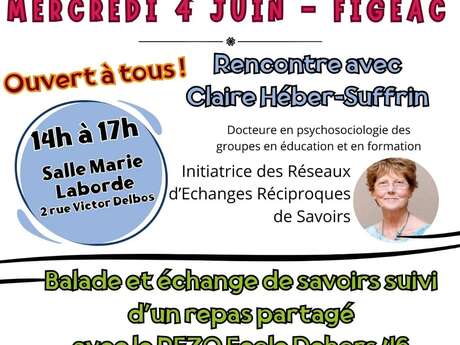 Conférence de Claire Héber-Suffrin et balade et échange de savoirs avec le REZO École Dehors 46