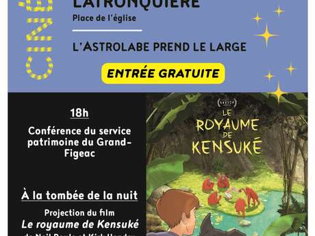 Cinéma sous les étoiles à Latronquière : le Royaume de Kensuké