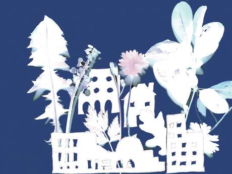 Dans le cadre de Résurgence VII :  Atelier Cyanotype Villes-Jardins en bleu et blanc