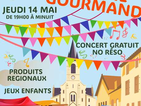 Marché gourmand à Limogne