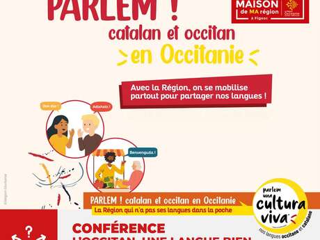 Maison de la région à Figeac, conférence : l’occitan, une langue, bien vivante !