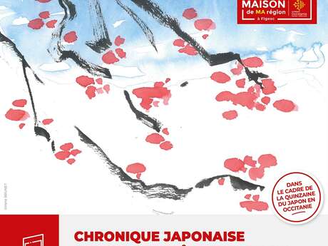 Soirée à la maison de la région à Figeac, chronique japonaise : Duo lecture-flûte