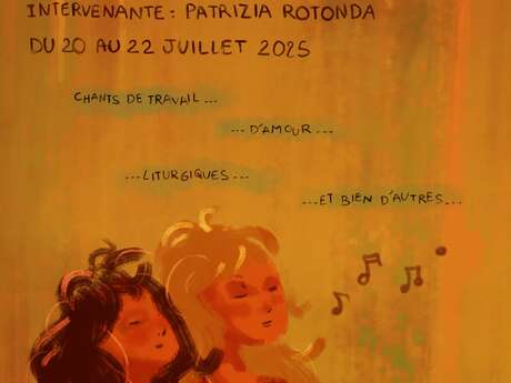 Stage "Au féminin : chants de femmes d'Italie"