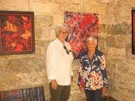 Dans le cadre du Festival Ferrandou Musique 2023: exposition "le pinceau en liberté" de Mireille Camus