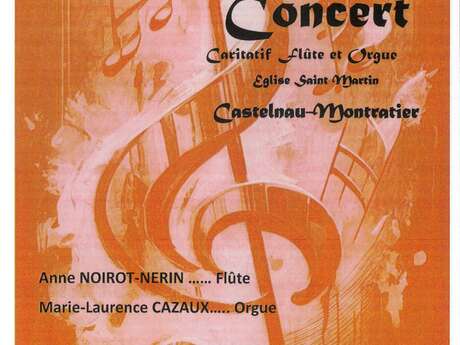 Concert caritatif flûte et orgue
