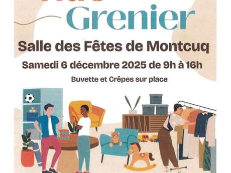 Vide-grenier à Montcuq