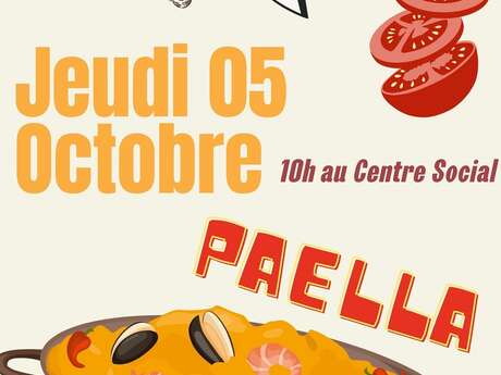 Atelier Cuisine "Popote et Papote, "Paëlla"!