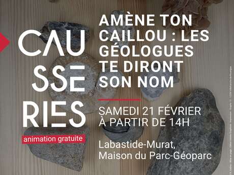 Amène ton caillou Les géologues te diront son nom