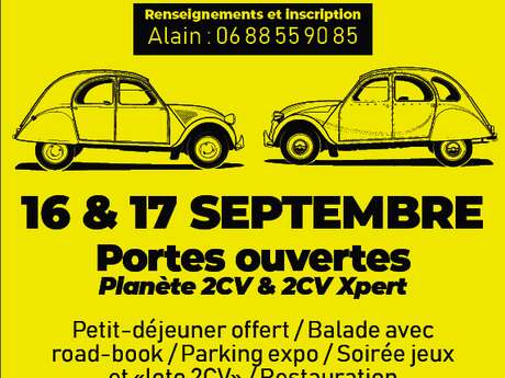 Planète 2CV & 2CV expert, portes ouvertes
