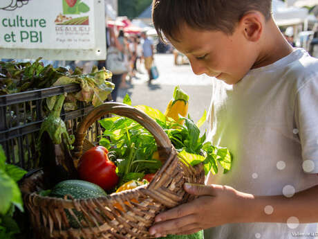 Marché d'été à La Chapelle Saint Géraud