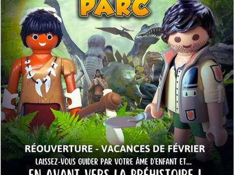 Les Playmobil s'installent  au Préhisto Dino Parc