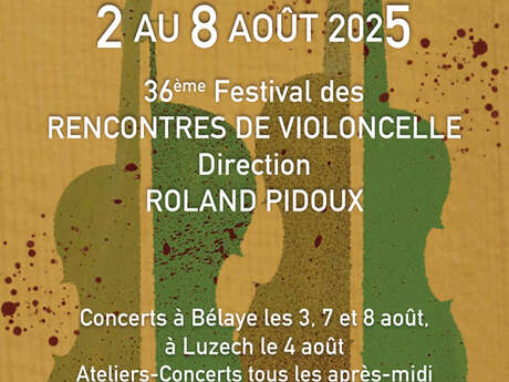 Rencontres de Violoncelle de Bélaye : Concert du jeudi Rencontres de Violoncelle de Bélaye : Concert du jeudi