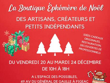 Marché de Noël à l'Espace des Possibles à Figeac