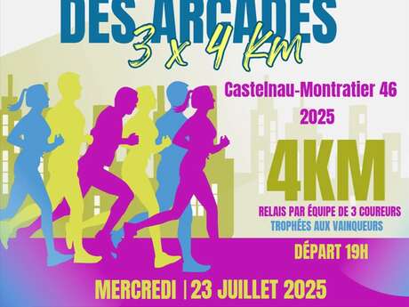 Relais trail des Arcades 3x4 km