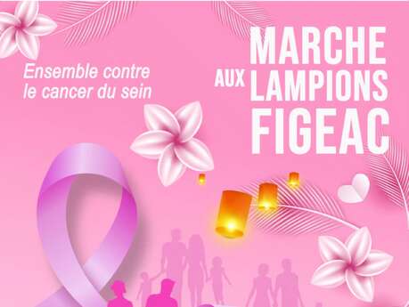 Marche Rose aux Lampions à Figeac
