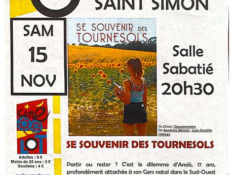 Projection du documentaire “Se souvenir des tournesols”