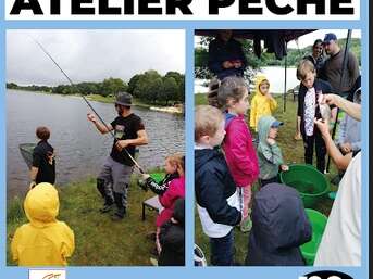 Atelier Pêche Enfant Lac de Tolerme
