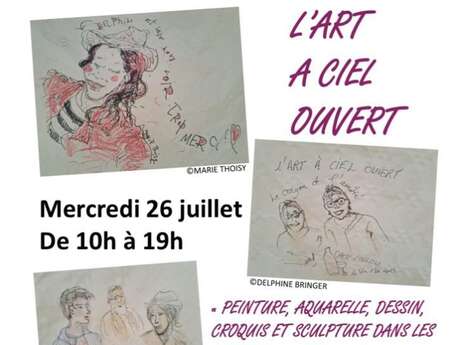 L'Art à ciel ouvert, proposé par le quartier des artisans