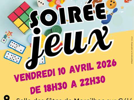 Soirée jeux à  Marcilhac-sur-Célé
