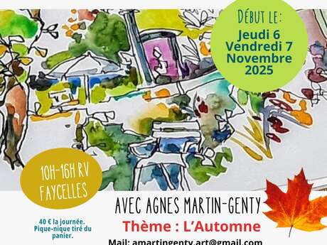 Stage Carnet de voyage à Faycelles, Automne