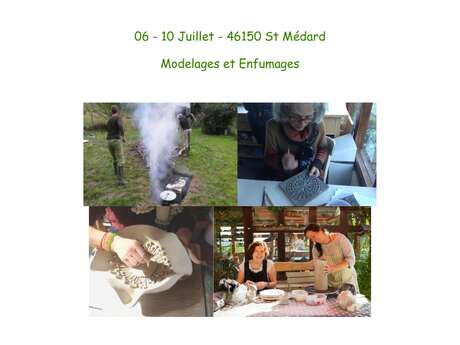 Stage de modelage de l’argile