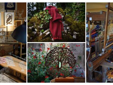 Atelier-boutique Tissage de laine et dentelle de bois