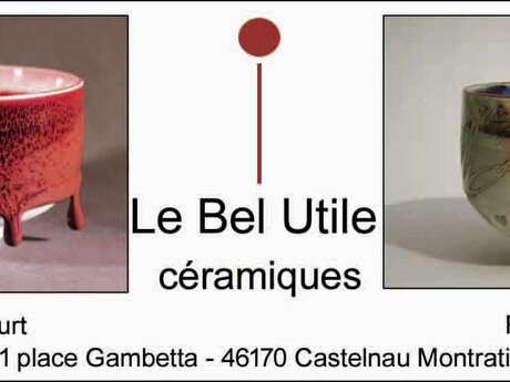 Exposition de céramiques à la galerie Le Bel Utile