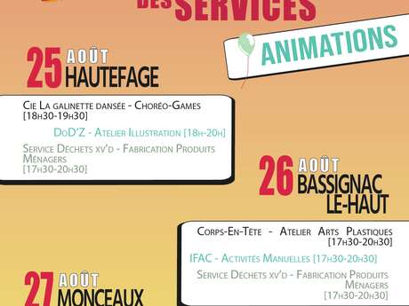 La Guinguette des services à Bassignac le Haut