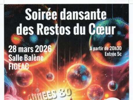 Soirée dansante des Restos du Coeur à Figeac