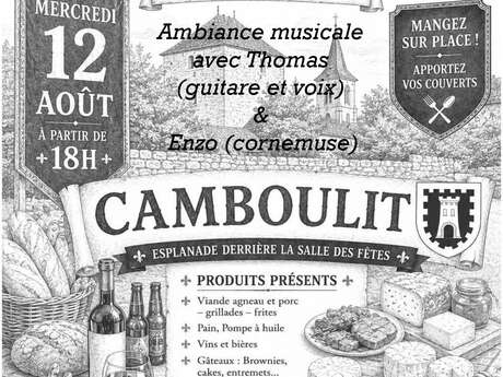 Marché gourmand à Camboulit