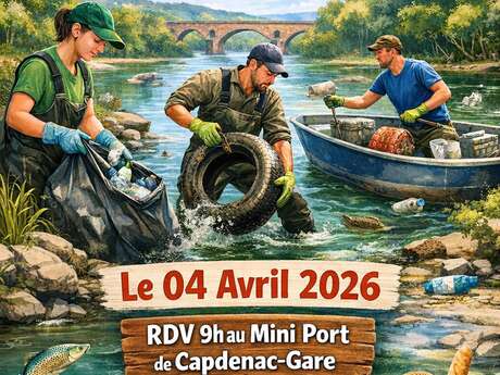 Nettoyons nos rivières avec l'AAPPMA de Capdenac-Gare