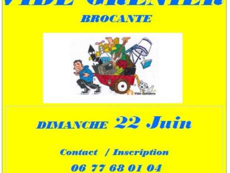 Vide grenier brocante à Vers