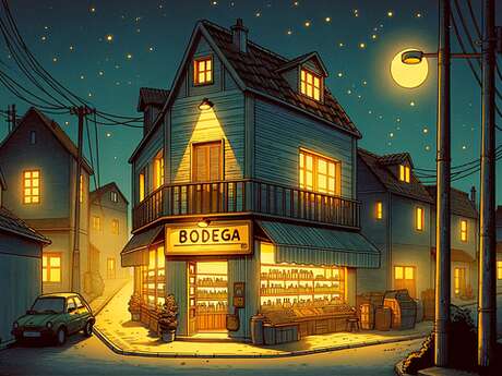 Bodega des commerçants à Aubazine