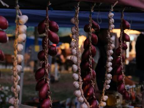 Marché de producteurs pour la fête de Gignac