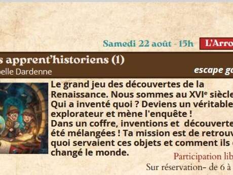 Festival Re-naissance à Figeac : les apprent’historiens !