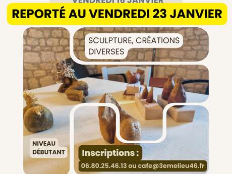 Atelier de modelage torchis