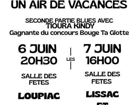 Concert spectacle « un air de vacances » à Lissac-et-Mouret
