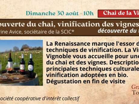 Festival Renaissance à Figeac : chai de la Vinadie, une découverte du terroir !