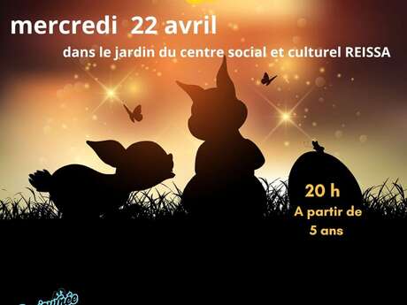 Chasse aux œufs en nocturne à Assier