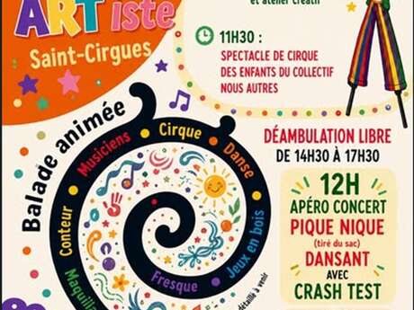 Chemin récré’artiste à Saint-Cirgues