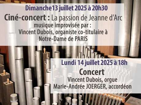 Concert des Amis des Orgues : Orgue et Accordéon