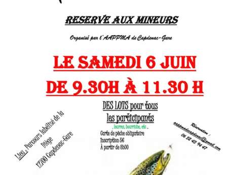 Concours de pêche à la truite à Capdenac-Gare