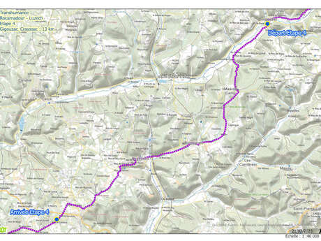 Transhumance Rocamadour - Luzech : étape Gigouzac- Crayssac