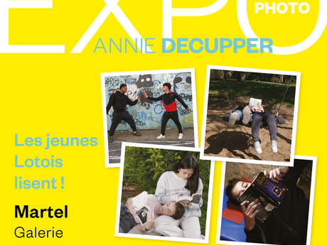 Festival du livre du Haut Quercy - Exposition photo "Les jeunes Lotois lisent" d'Annie Decupper