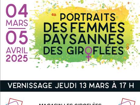 Exposition "portraits des femmes paysannes" aux Giroflées à Figeac